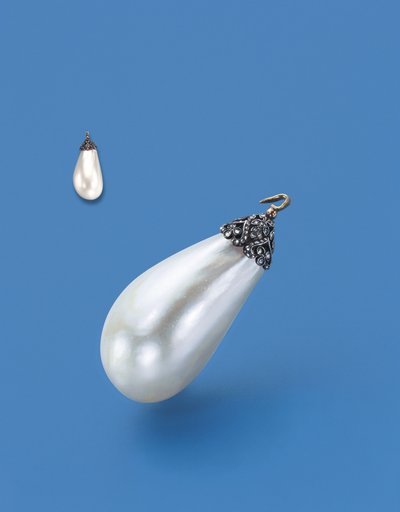 Wisiorek z antycznej perły autorstwa Unknown artist