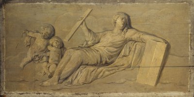 Architektura, między 1701 a 1800 (olej na drewnie) autorstwa Unknown artist