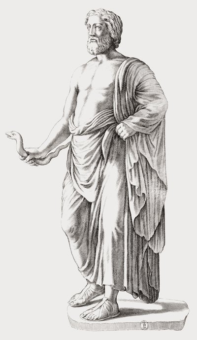 Asklepios. Portret. autorstwa Unknown artist
