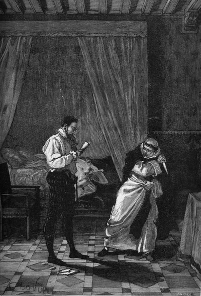 Zabójstwo Henryka III (1 sierpnia) autorstwa Unknown artist