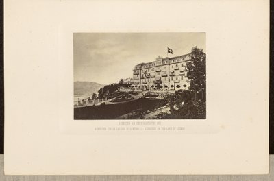 Axenstein nad Jeziorem Czterech Kantonów autorstwa Unknown artist