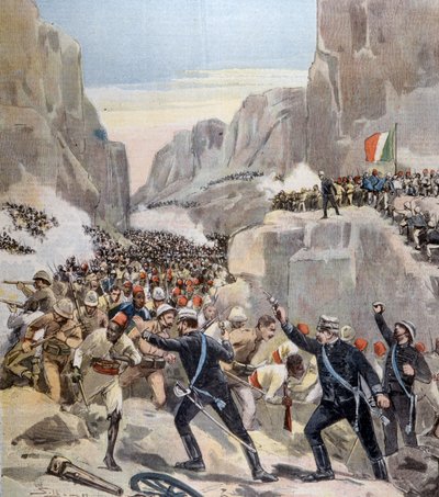 Bitwa pod Abba Karimą (Adoua, Etiopia) między Etiopią a Włochami autorstwa Unknown artist