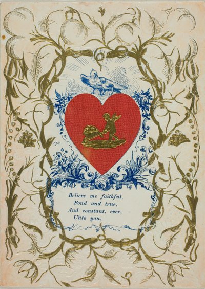 Believe Me Faithful (walentynka) autorstwa Unknown artist
