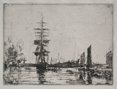 Łodzie w Anchor autorstwa Unknown artist