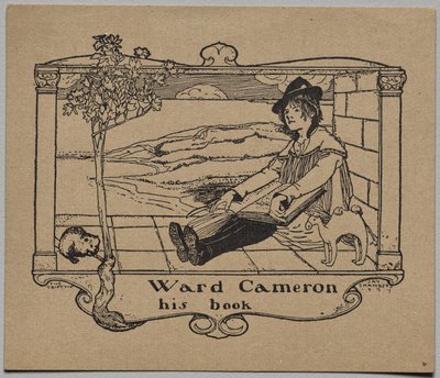 Ekslibris: Ward Cameron autorstwa Unknown artist