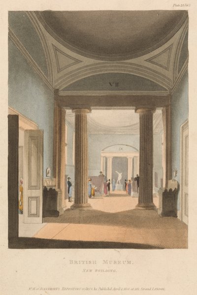 Muzeum Brytyjskie, nowy budynek autorstwa Unknown artist