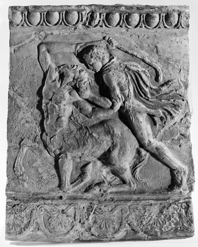 "Campana" Relief przedstawiający Tezeusza zabijającego centaura autorstwa Unknown artist