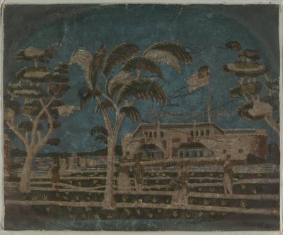 Ogród zamkowy autorstwa Unknown artist