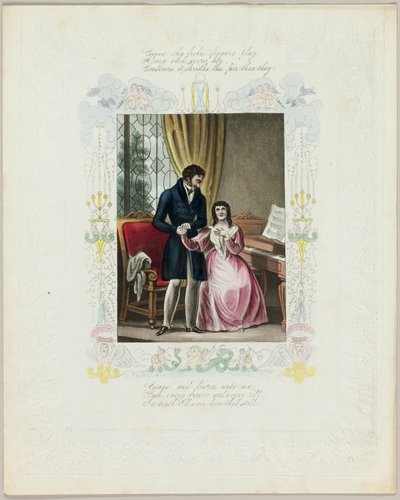 Cease Thy Frolic Fingers Play (walentynkowy) autorstwa Unknown artist