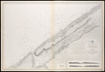 Mapa Nowej Szkocji, Zatoka Fundy, Gullivers Hole do St Croix Bay, po raz pierwszy opublikowana 10 lutego 1858 r. autorstwa Unknown artist