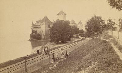 [Zamek Chillon nad Jeziorem Genewskim] autorstwa Unknown artist