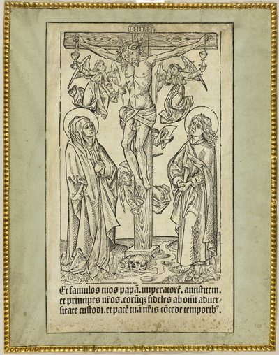 Chrystus na krzyżu z aniołami autorstwa Unknown artist