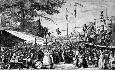 Cyrk: piechur - „Święta, lipiec””, reż. Trimolet, w „Almanachu Komiksu”” autorstwa Unknown artist