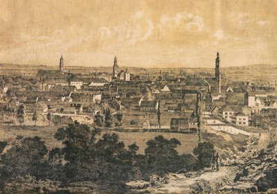 Miasto Erlangen, Bawaria, Niemcy autorstwa Unknown artist