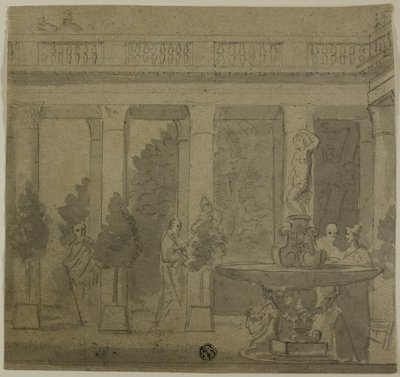 Klasyczna scena wewnętrzna autorstwa Unknown artist