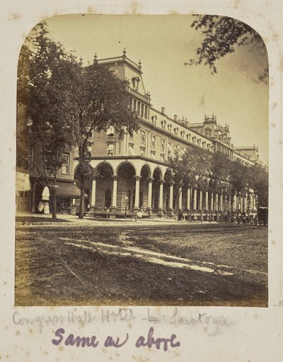 Congress Hall Hotel - Saratoga autorstwa Unknown artist