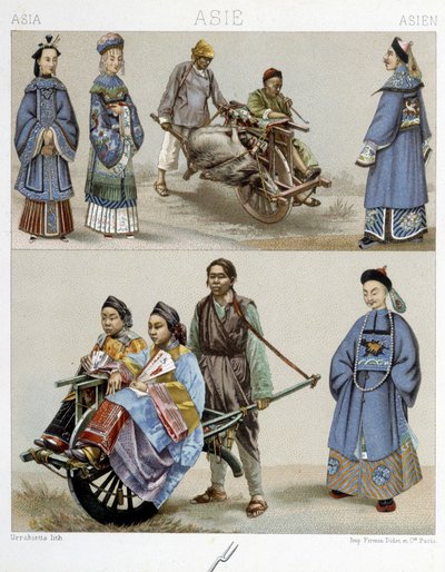 Kostiumy i transport w Chinach autorstwa Unknown artist