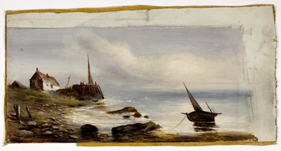 Domek nad brzegiem autorstwa Unknown artist