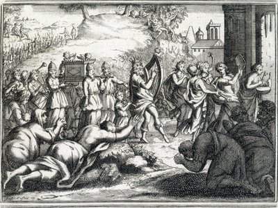 Taniec Dawida (Stary Testament). autorstwa Unknown artist