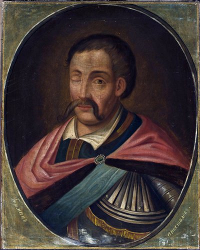 Danny Apostoł - Portret hetmana Danny Apostoła (1654-1734), Anonimowy. Olej na płótnie, format : 67x53, pocz. XVIII w., Muzeum Narodowe, Warszawa autorstwa Unknown artist
