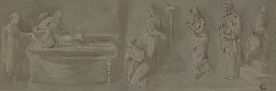 Dawid obiecuje Batszebie, że Salomon będzie rządził autorstwa Unknown artist