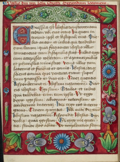 Ozdobiona strona tekstowa autorstwa Unknown artist