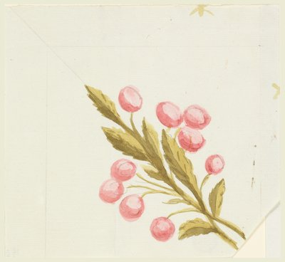 Zaprojektuj motyw narożny do tkanej lub haftowanej ramki autorstwa Unknown artist