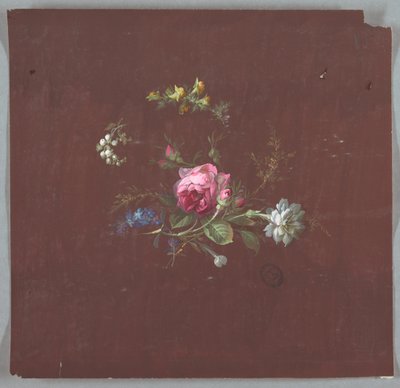 Projektowanie tapet i tekstyliów: kwiaty autorstwa Unknown artist