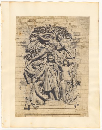 [Detal "Le Triomphe" na Łuku Triumfalnym]. autorstwa Unknown artist