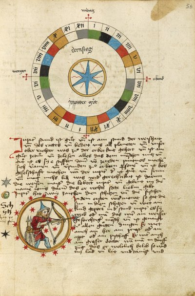 Diagram na czwartek; Strzelec autorstwa Unknown artist