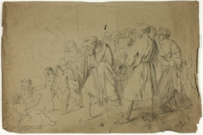 Diogenes szuka uczciwego człowieka autorstwa Unknown artist