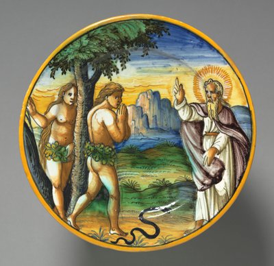 Naczynie przedstawiające wypędzenie autorstwa Unknown artist