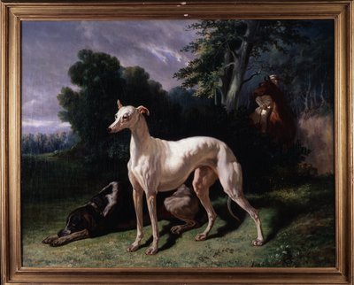 Psy (Levary) - Malarstwo, Olej na płótnie autorstwa Unknown artist