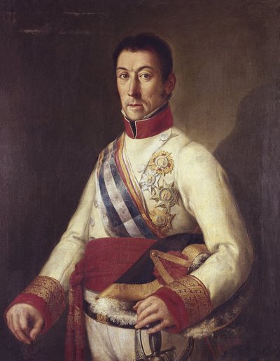 ELIO, Franciszek Javier de (1767-1822). Hiszpańskie wojsko absolutystyczne, gubernator Montevideo (malarstwo) autorstwa Unknown artist