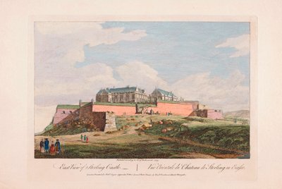 Wschodni widok zamku Stirling, Szkocja autorstwa Unknown artist