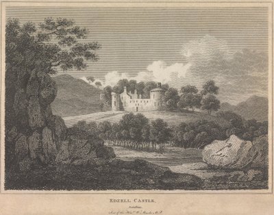 Zamek Edzell, [Forfarshire?]; strona 101 (tom pierwszy) autorstwa Unknown artist