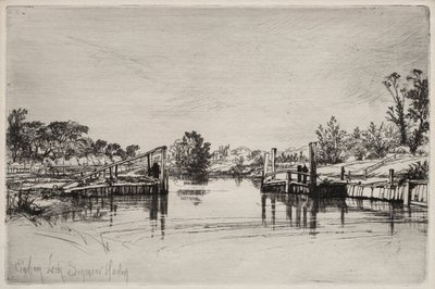 Zamek Egham autorstwa Unknown artist