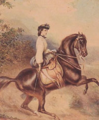 Elżbieta, cesarzowa Austrii i królowa małżonka Węgier (24 grudnia 1837 - 10 września 1898) (ilustracja) autorstwa Unknown artist