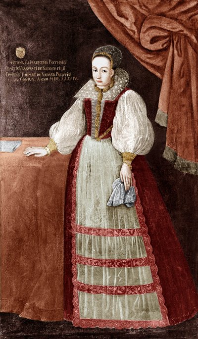 Elżbieta Batory (olej na płótnie) autorstwa Unknown artist