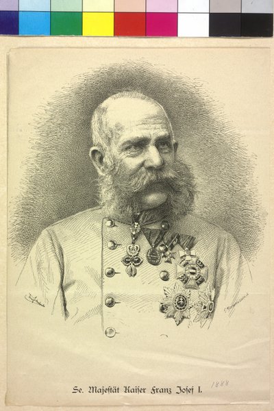 Cesarz Austrii Franciszek Józef I autorstwa Unknown artist