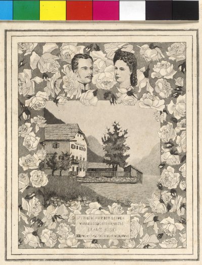 Cesarz Austrii i Elżbieta Franciszka Józefa I autorstwa Unknown artist