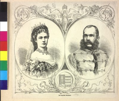 Cesarz Austrii i Elżbieta Franciszka Józefa I autorstwa Unknown artist