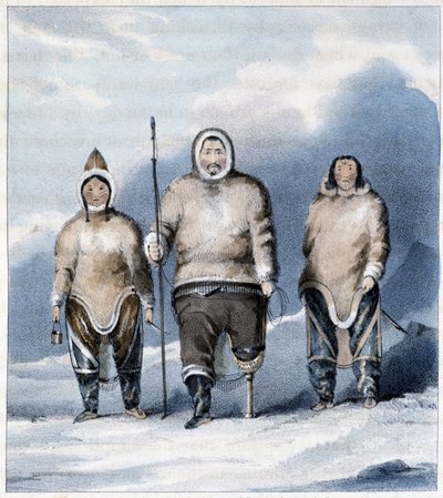 Eskimosi: Shulamina, Tullurchiu i Tirikshiu autorstwa Unknown artist