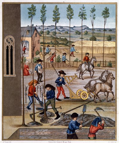 Prace terenowe - Miniatura autorstwa Unknown artist