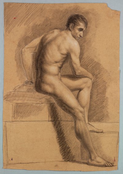 Studium figuralne autorstwa Unknown artist