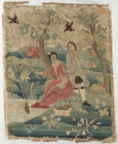„Wędkarska Pani” autorstwa Unknown artist
