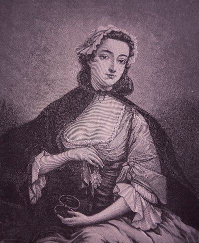Flora Macdonald, oddana Jakobita, która pomogła Bonnie Prince Charlie uciec autorstwa Unknown artist