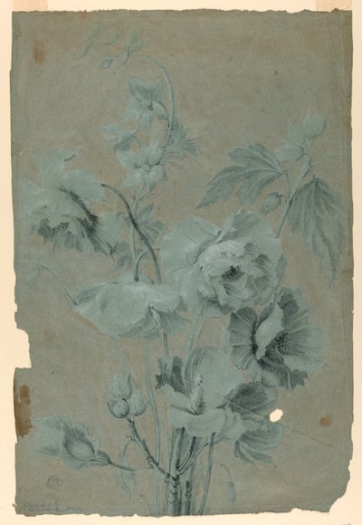 Kwiatowy wzór autorstwa Unknown artist