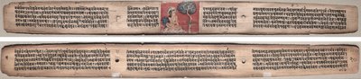 Folio 20, z Gandavyuha-sutry (Pismo Najwyższego Szyku) autorstwa Unknown artist