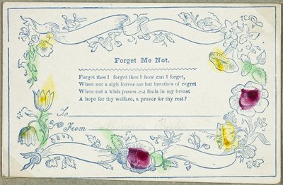 Forget Me Not (walentynkowy) autorstwa Unknown artist